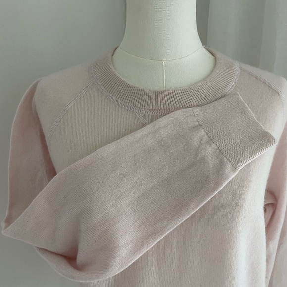 Quince Light Pink Crew Neck Sweater - Picture 5 of 7
